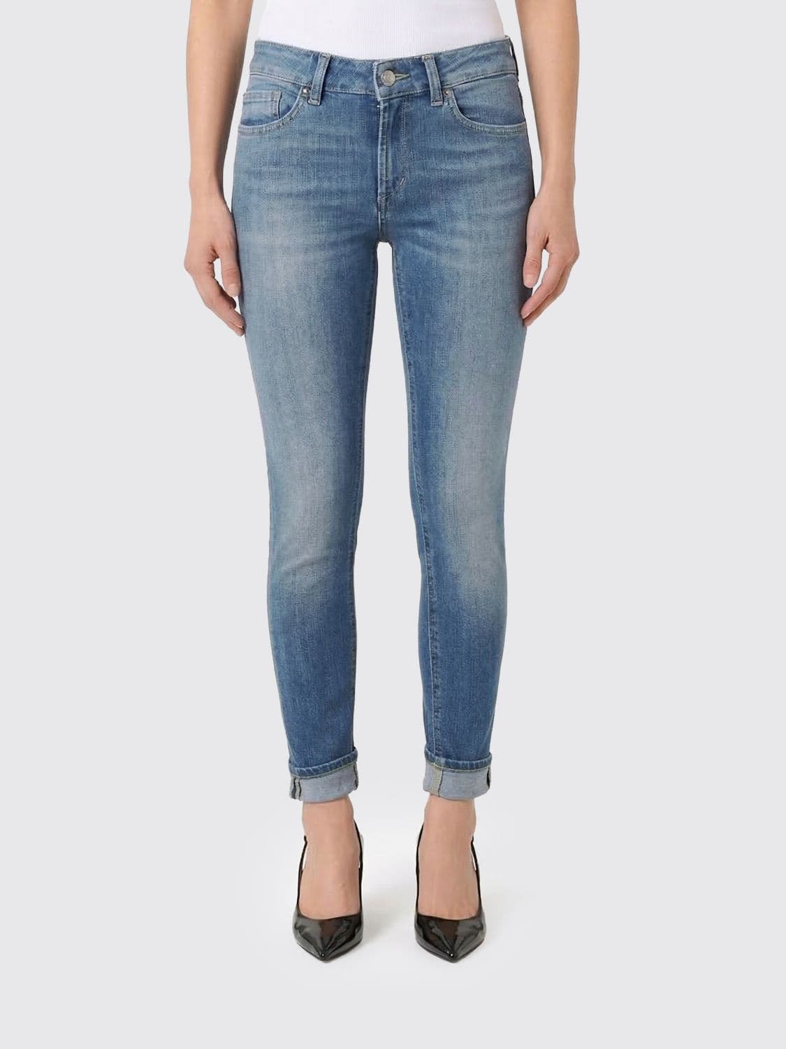 Dondup Skinny Fit Stretch Denim Jeans