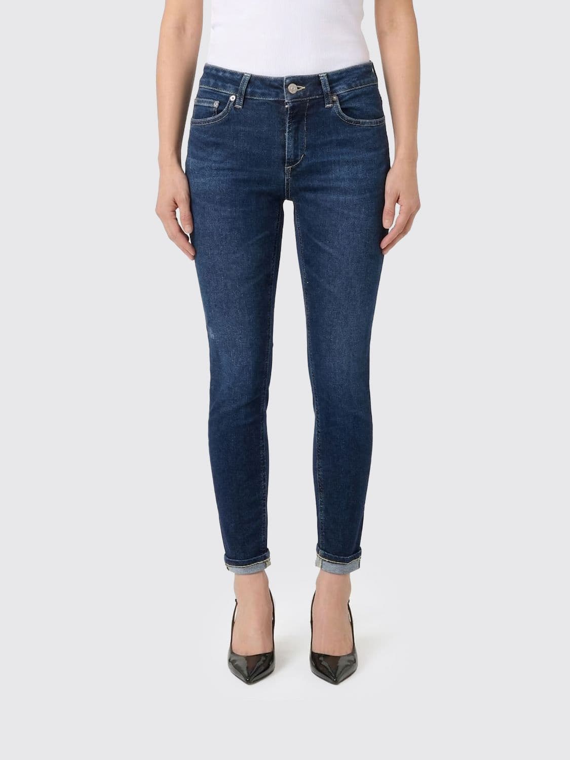 Dondup Slim Fit Stretch Cotton Denim Jeans
