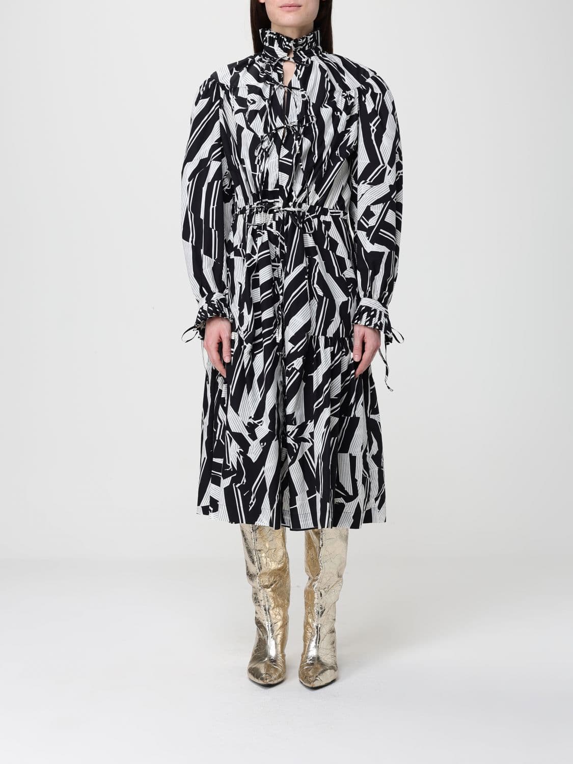 Dries Van Noten Cotton Poplin Shirt Dress · S