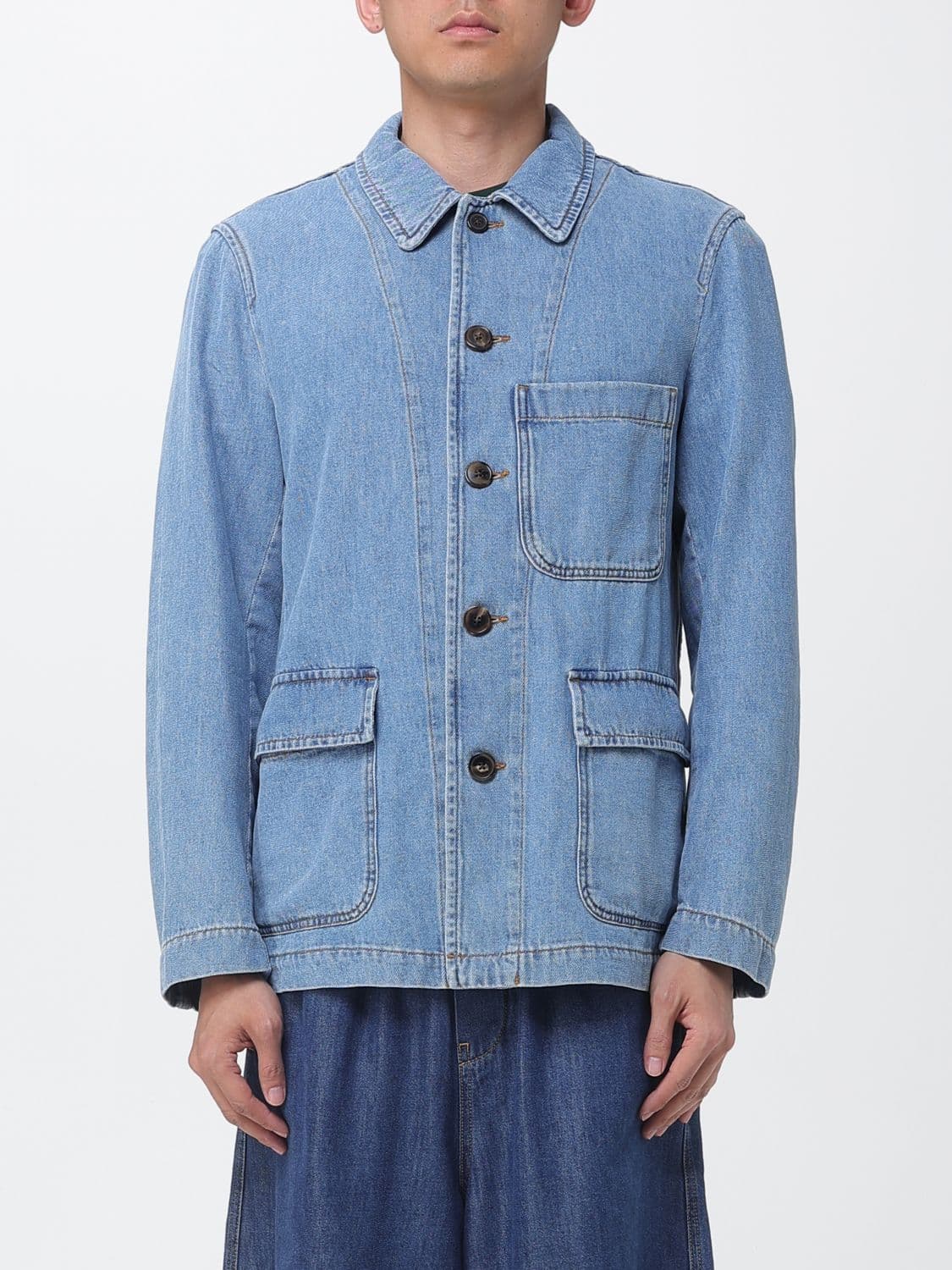Dries Van Noten Denim Shirt Jacket