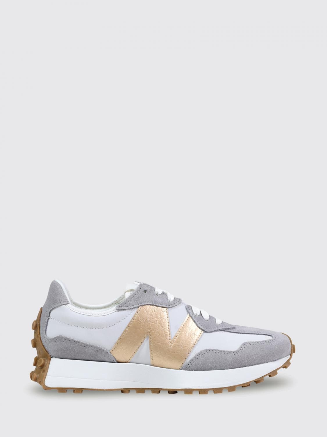 New Balance 327 Mesh and Suede Sneakers · 37
