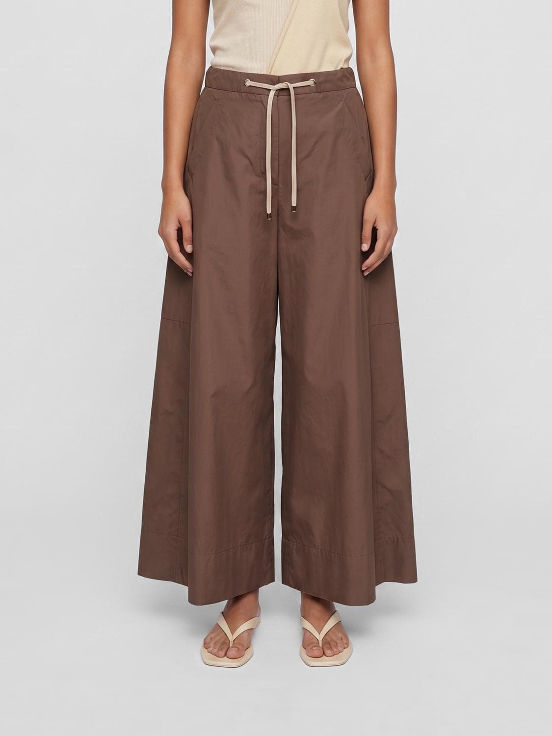 's Max Mara Cotton Cropped Trousers · 40