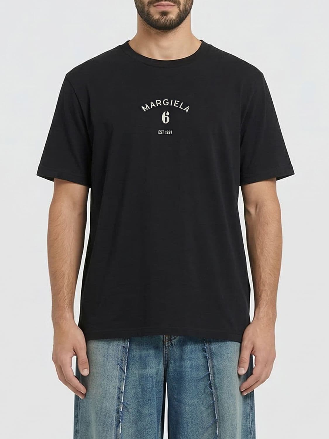 Mm6 Maison Margiela Cotton Crew-Neck T-Shirt with Logo