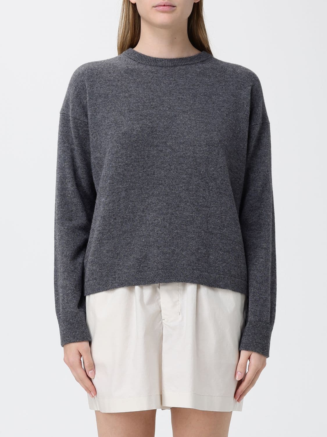 's Max Mara Virgin Wool and Cashmere Crew-Neck Pullover Max Mara