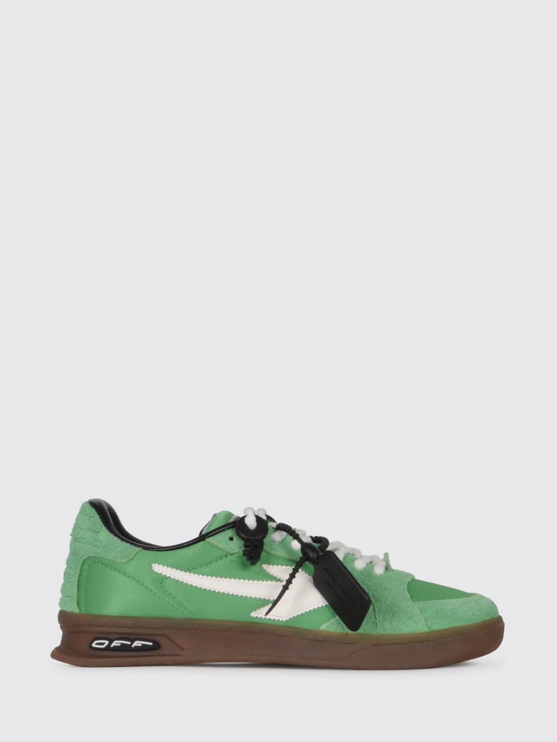 Off-White Suede and Nylon End of Play Sneakers