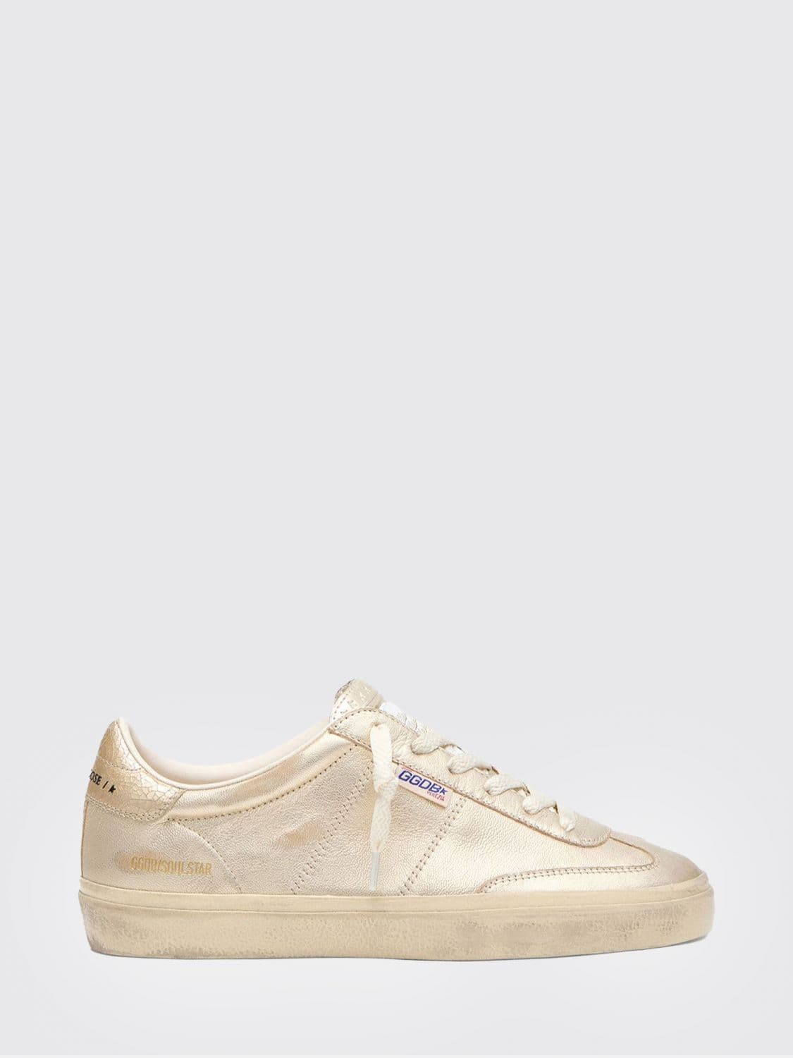 Golden Goose Soul Star Laminated Leather Sneakers