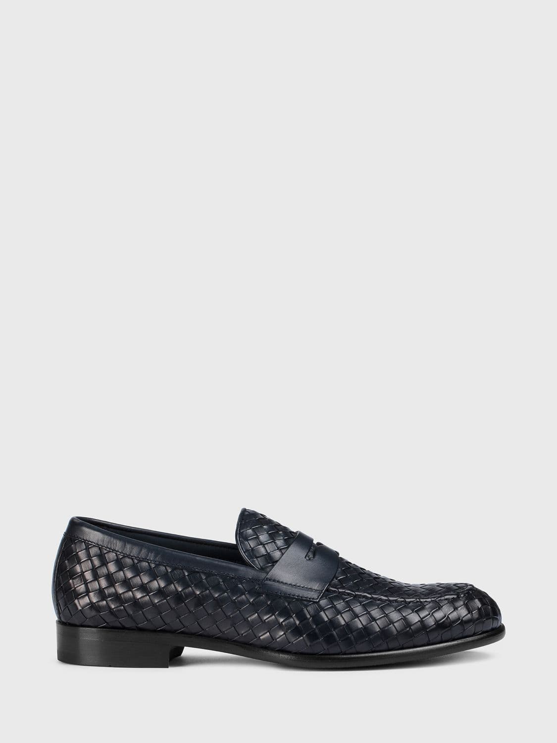 Doucal's Woven Leather Loafers