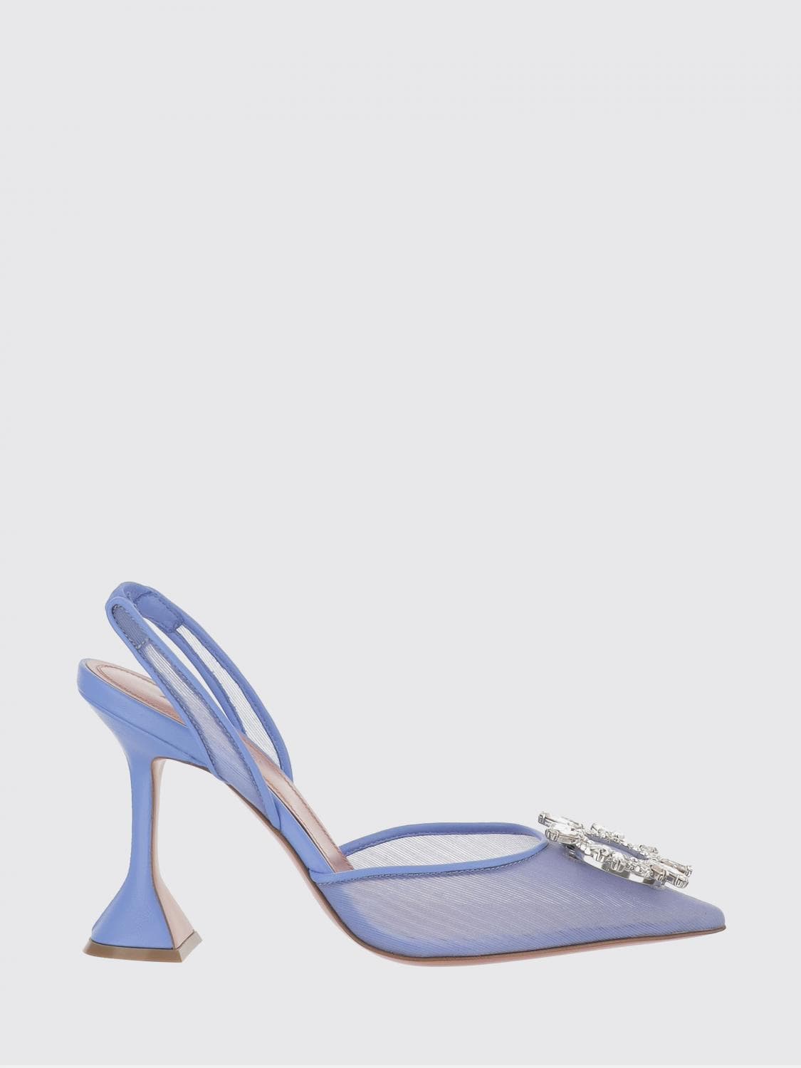Amina Muaddi Pump Woman color Blue