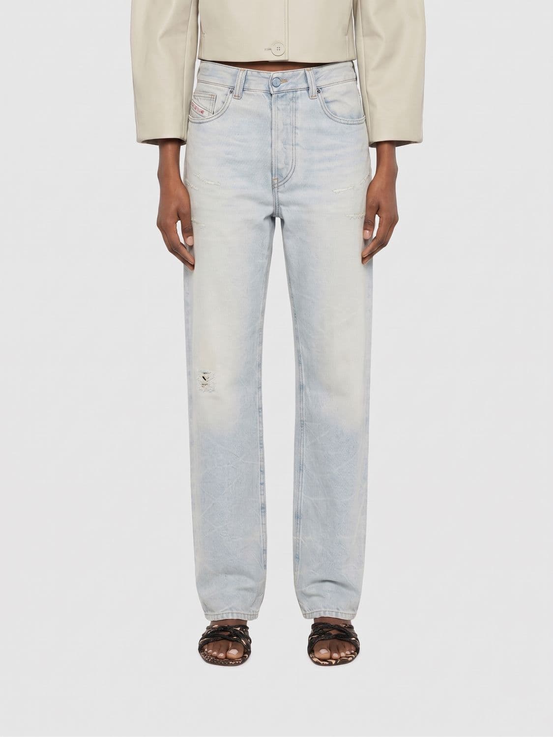 Diesel D-Ark Straight Cotton Denim Jeans