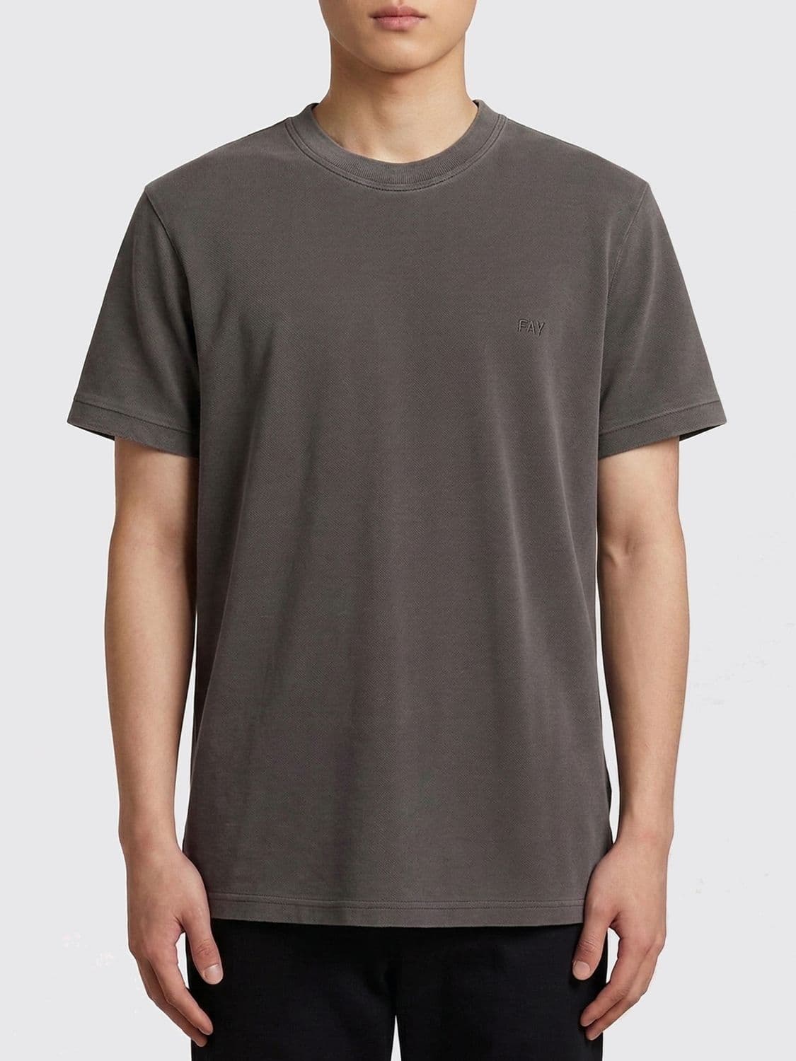 Fay Basic Cotton T-shirt