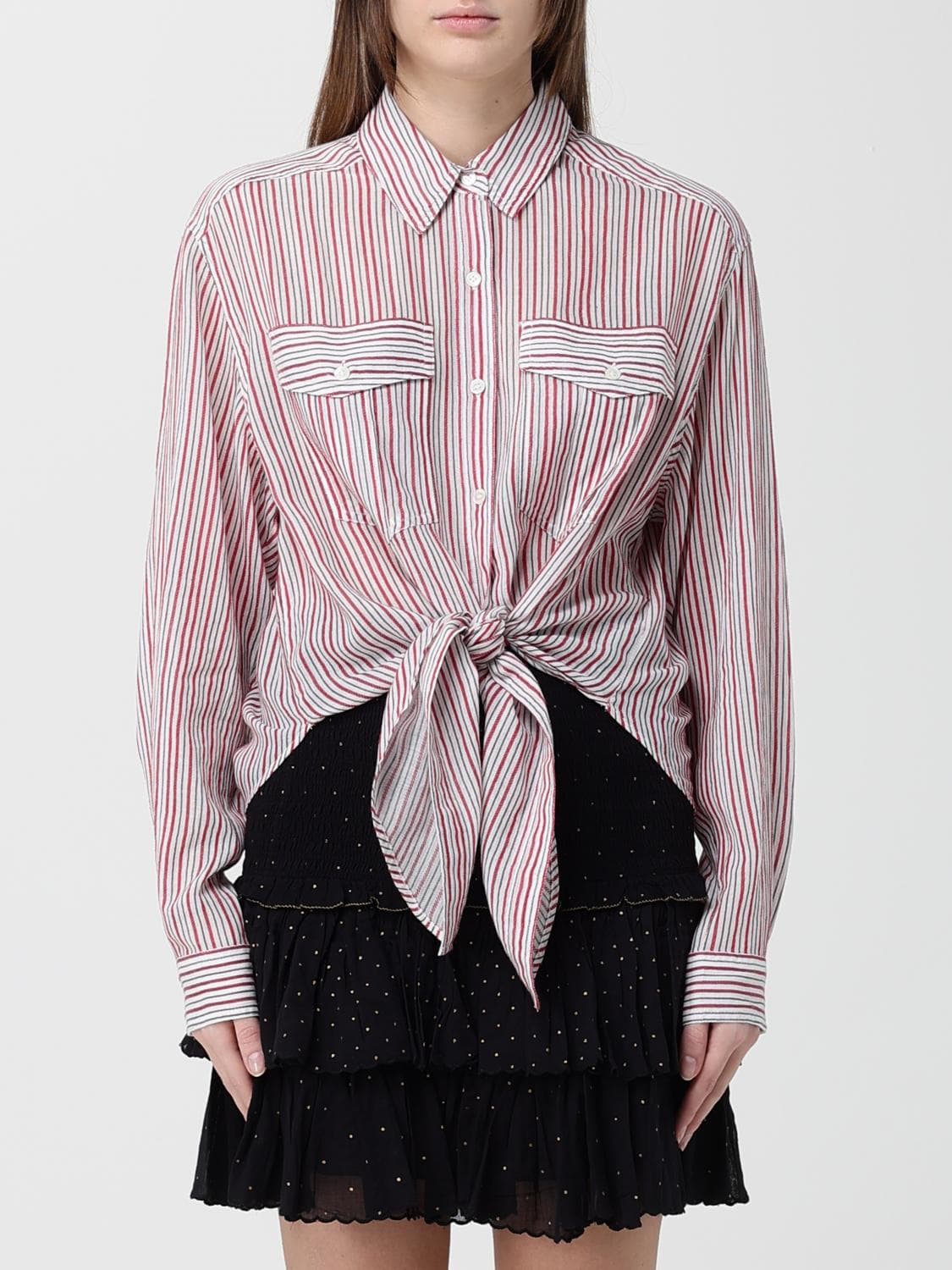 Isabel Marant Etoile Striped Cotton Shirt