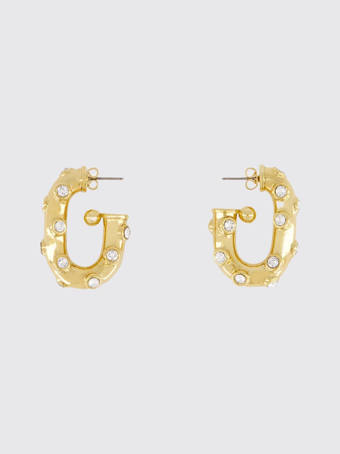 Rabanne Crystal Hoop Earrings · OS