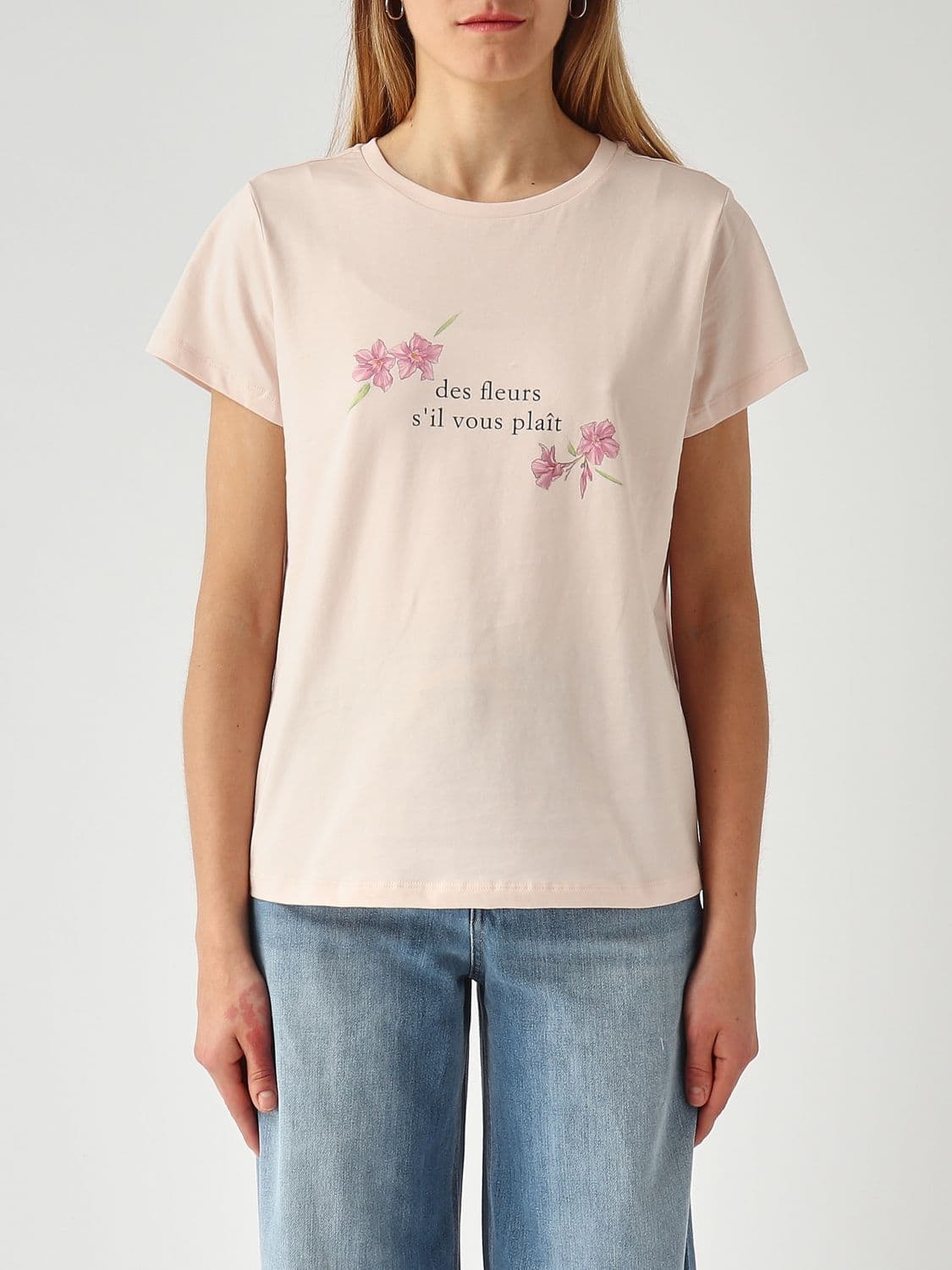 Twinset Floral Cotton T-shirts
