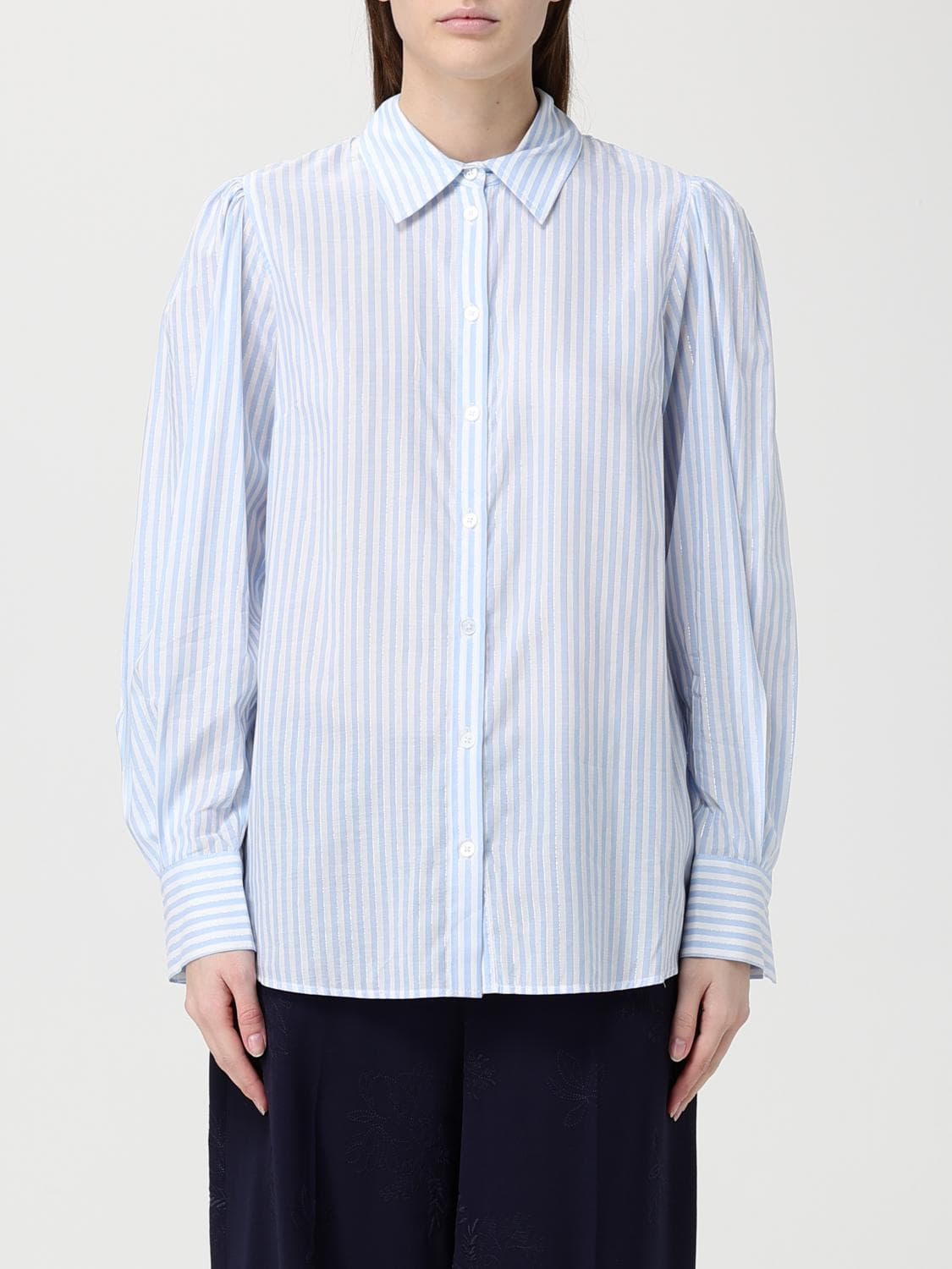 Twinset Striped Cotton Shirt
