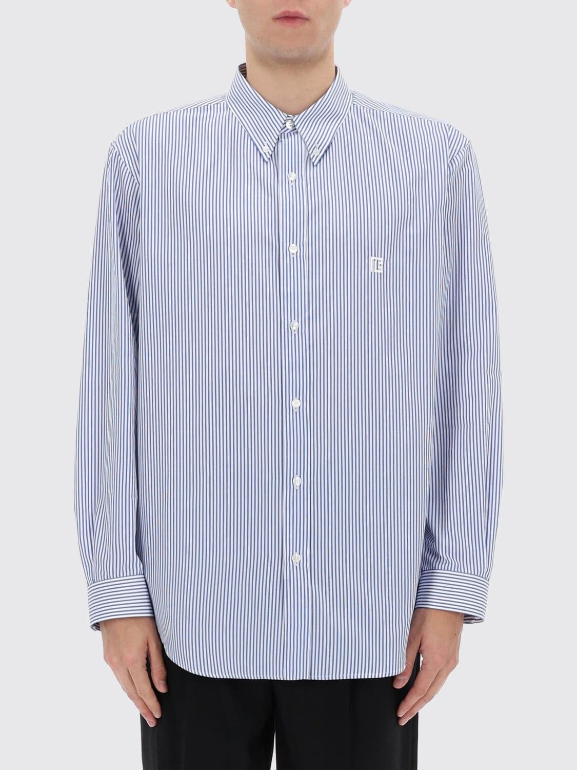 Balmain Striped Cotton Shirt