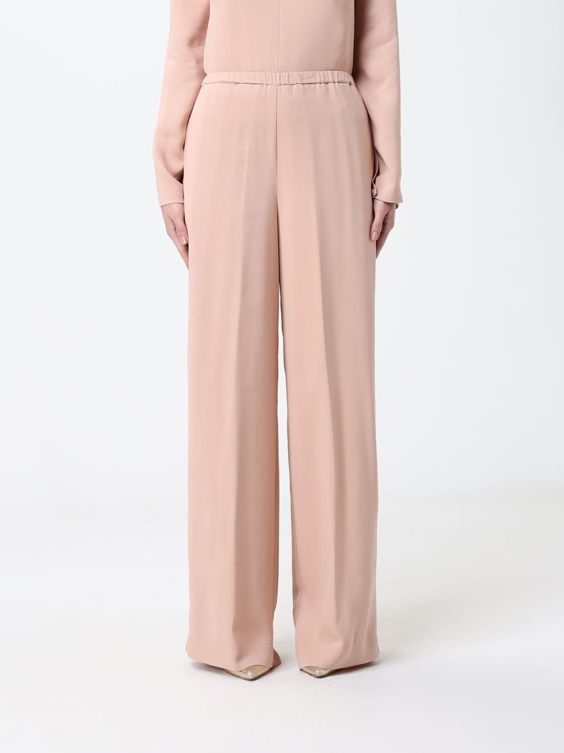 Liviana Conti Nolan Palazzo Trousers in Viscose Blend