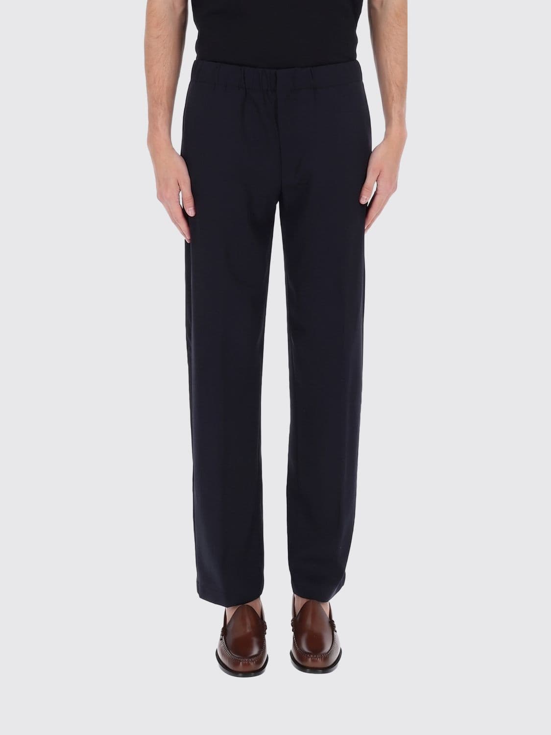 Lardini Virgin Wool Slim Fit Trousers