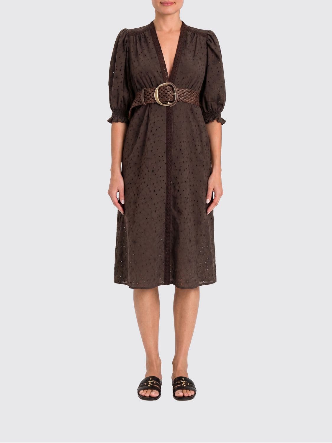 Twinset Sangallo Midi Dress