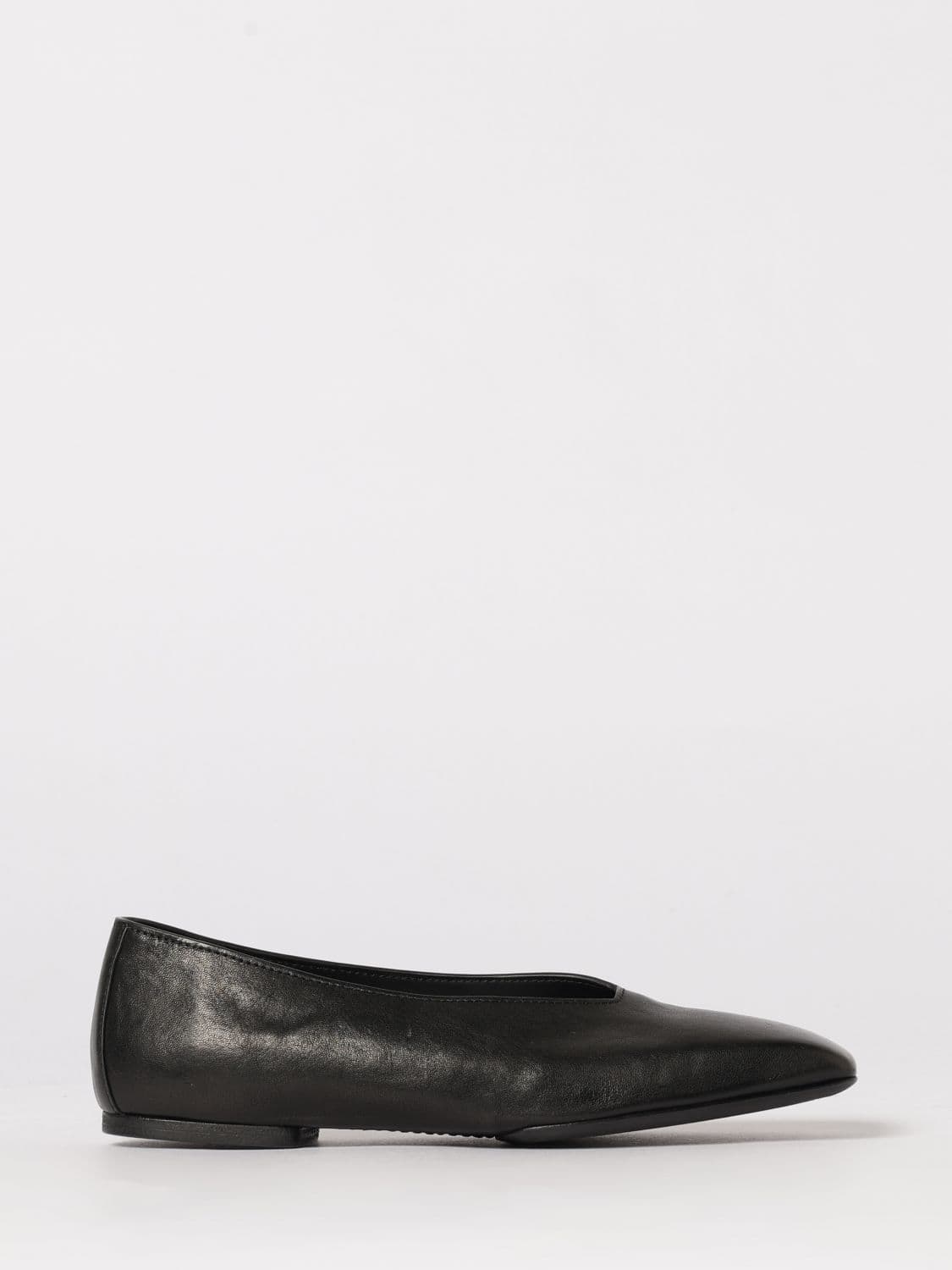 Rick Owens Leather Ballerina Flats