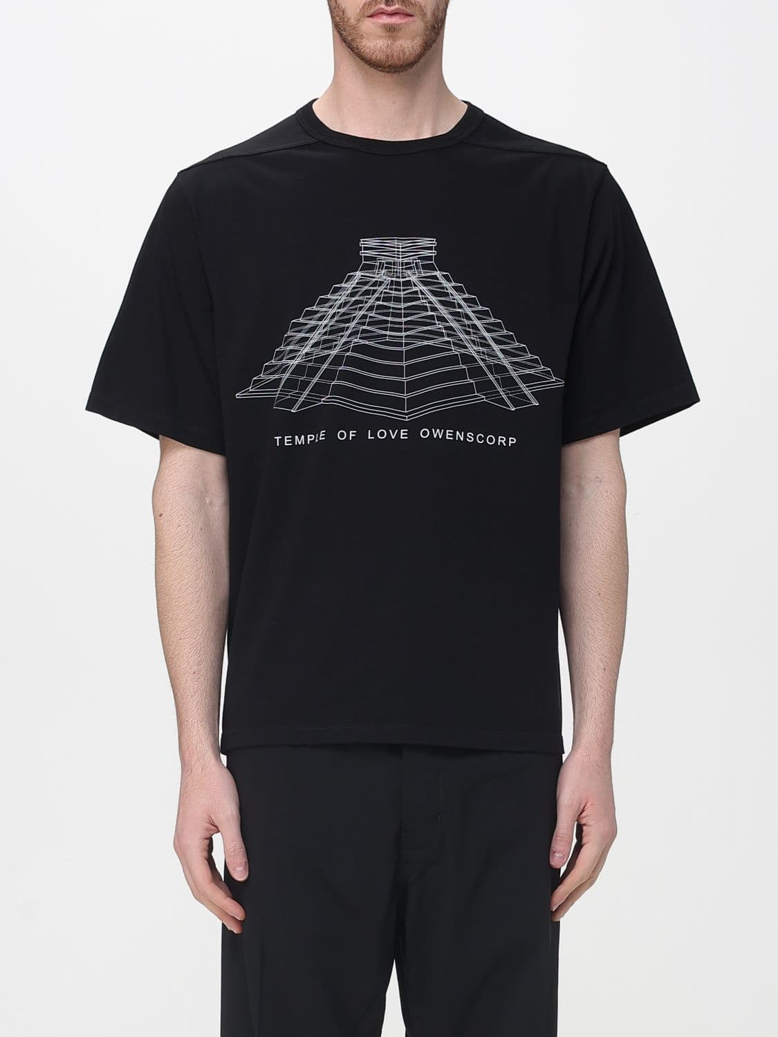 Rick Owens Printed Cotton T-Shirt · L