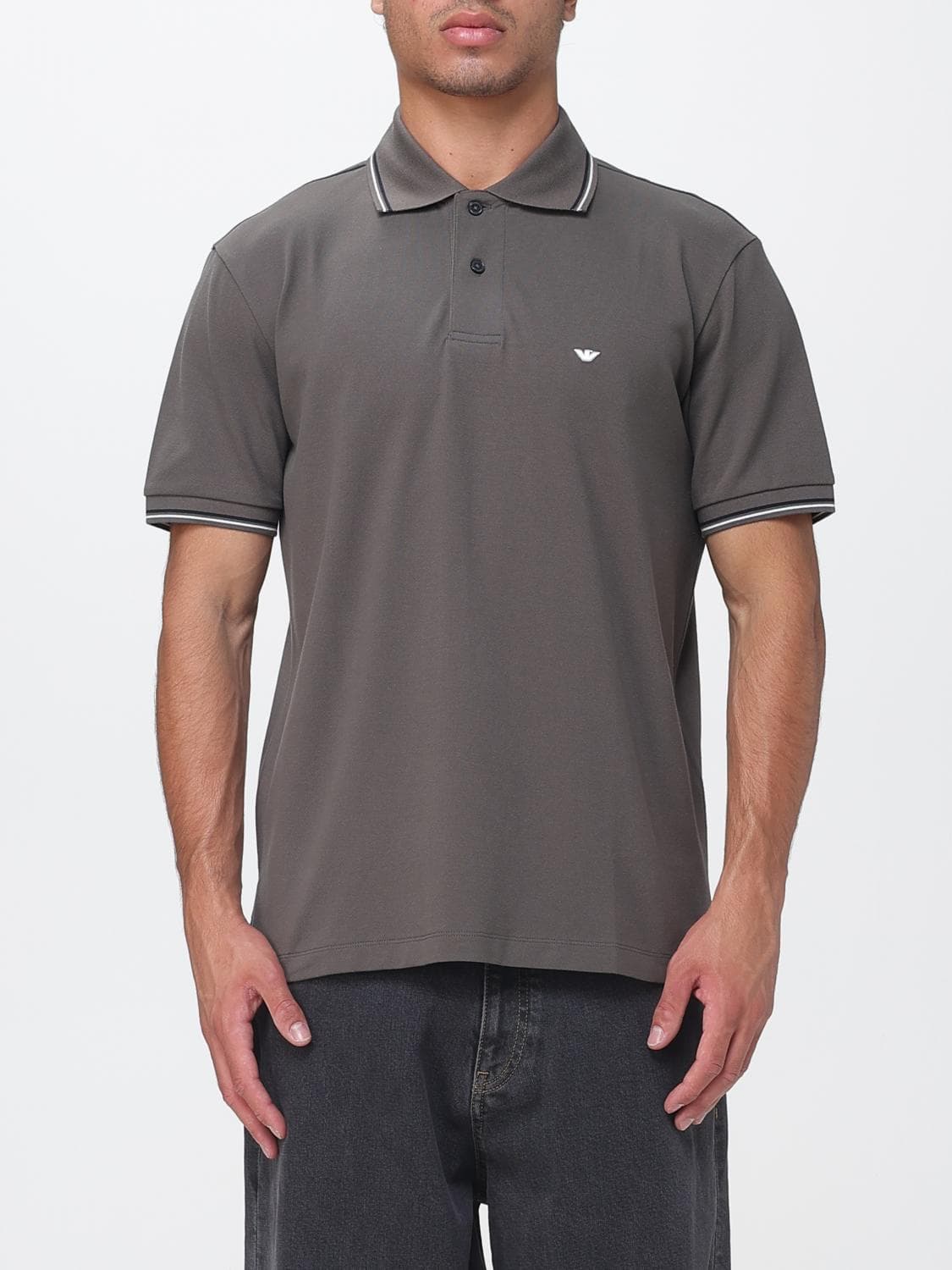 Emporio Armani Stretch Cotton Polo Shirt · S