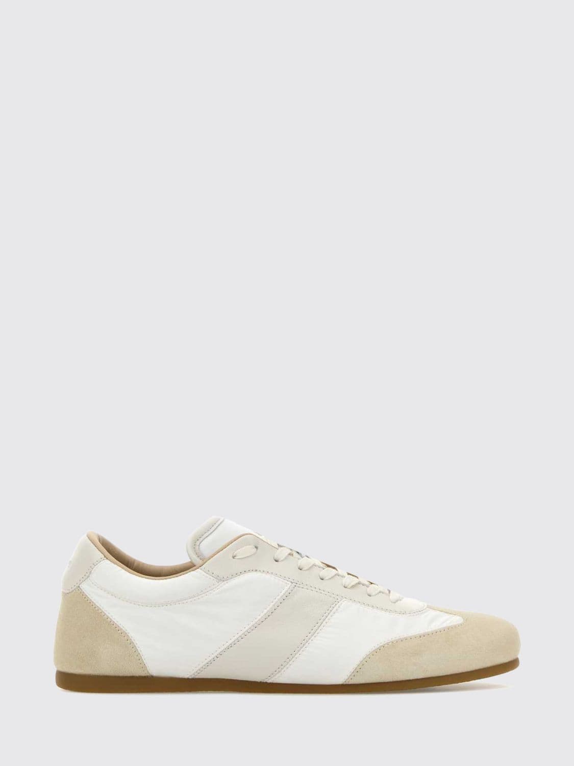 Lemaire Leather and Nylon Quilted Soft Sneakers