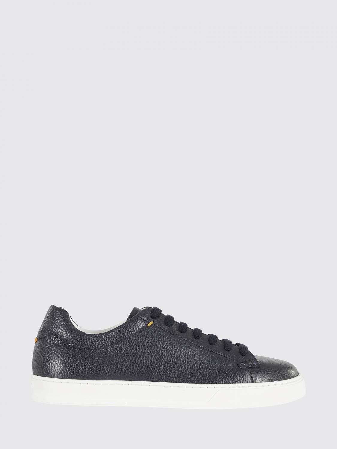 Doucal's Hammered Leather Sneakers
