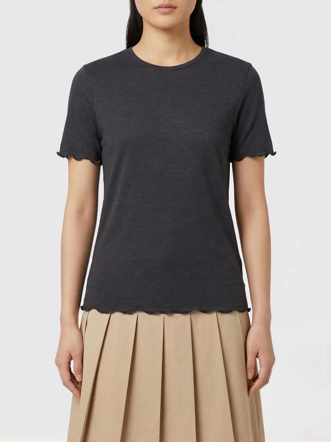Jil Sander Linen And Silk T-shirt