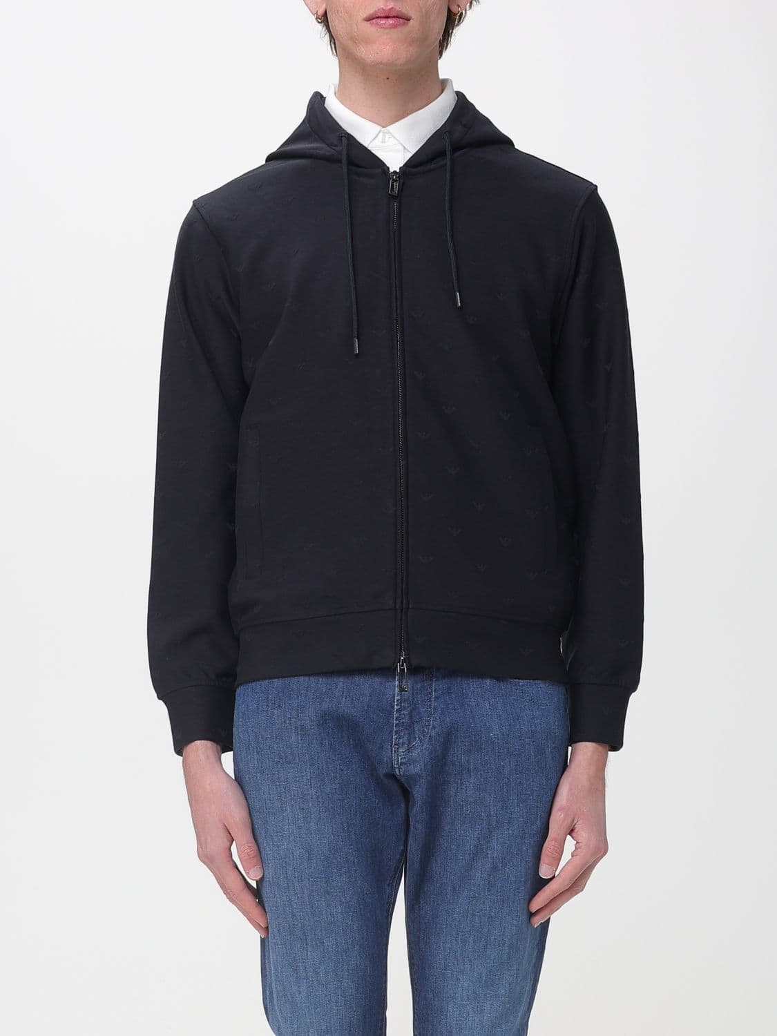 Emporio Armani Cotton Blend Hoodie