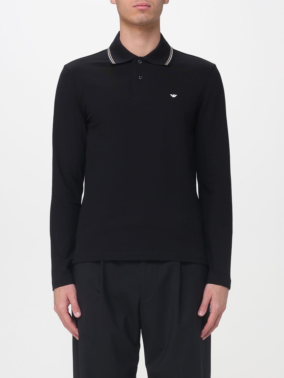Emporio Armani Cotton Polo Shirt with Logo