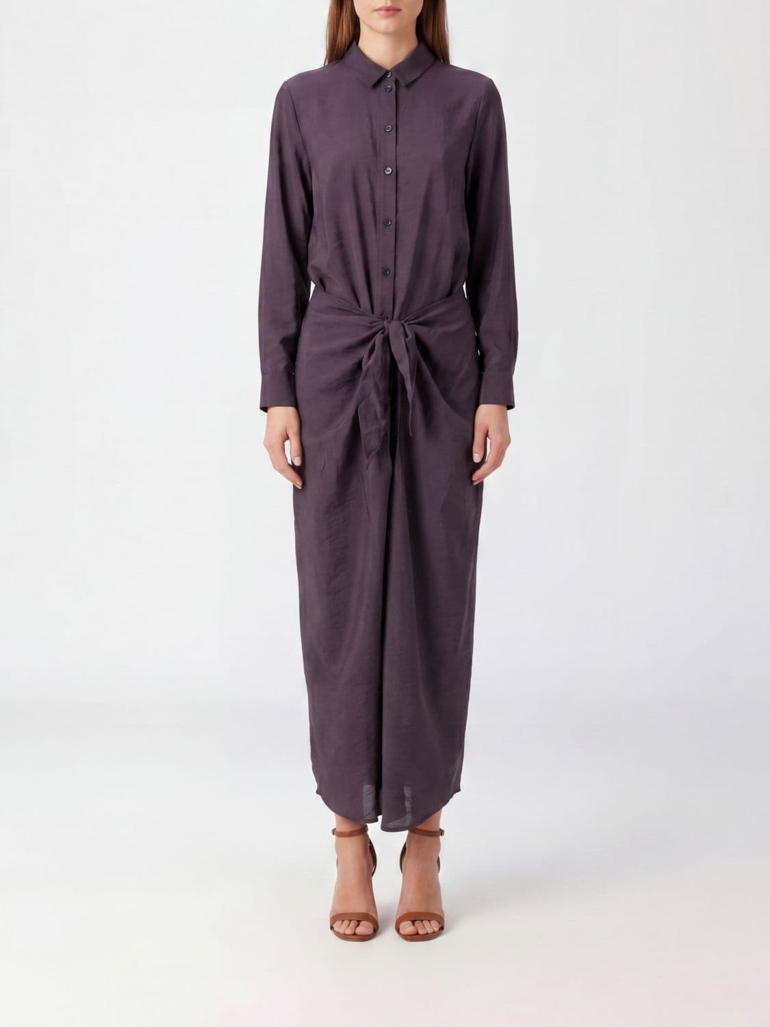 Emporio Armani Viscose Blend Shirt Dress · 40