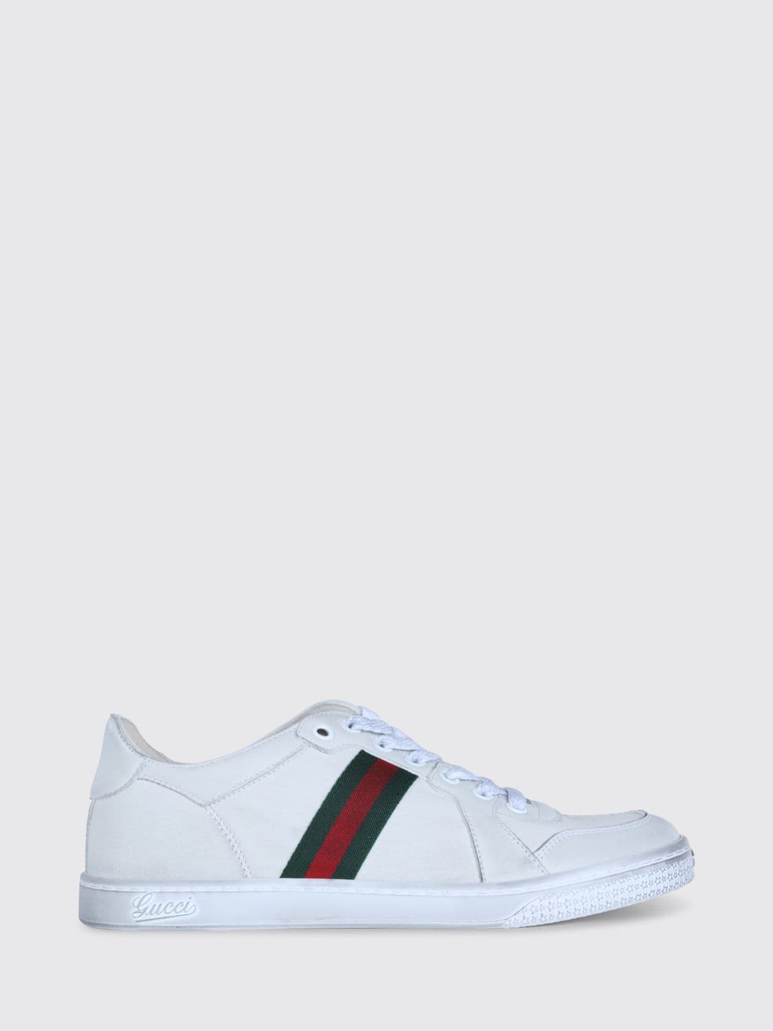 Gucci Stretch Used Leather Sneakers