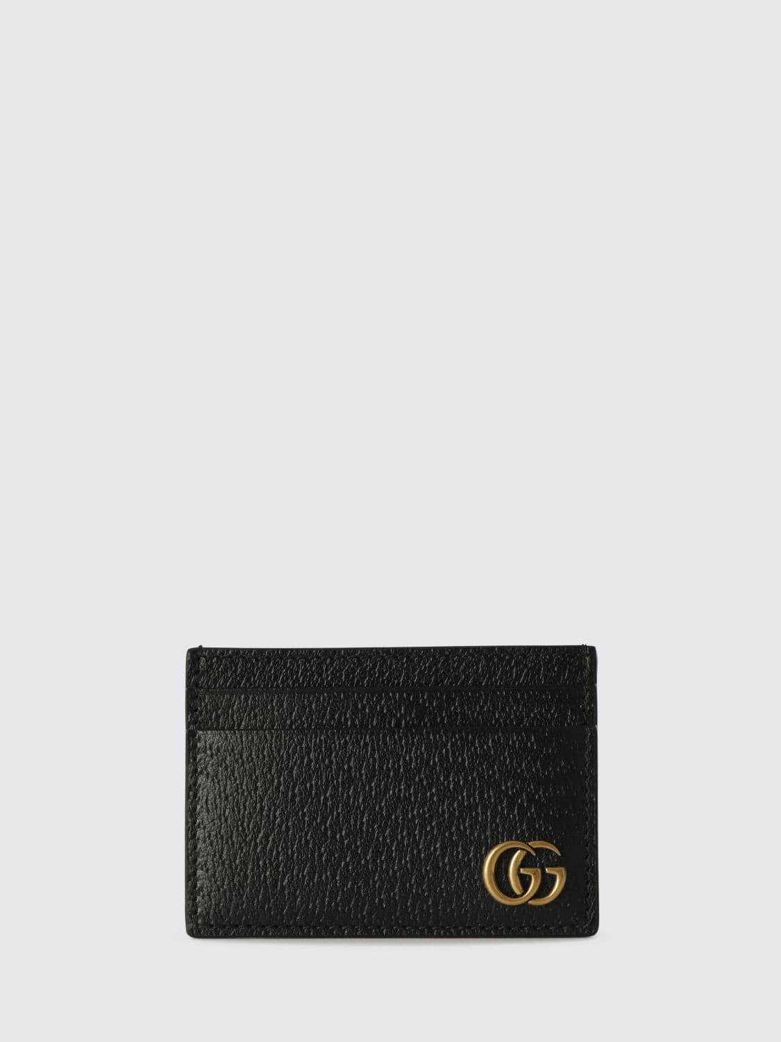 Gucci GG Marmont Embossed Leather Credit Card Holder · OS