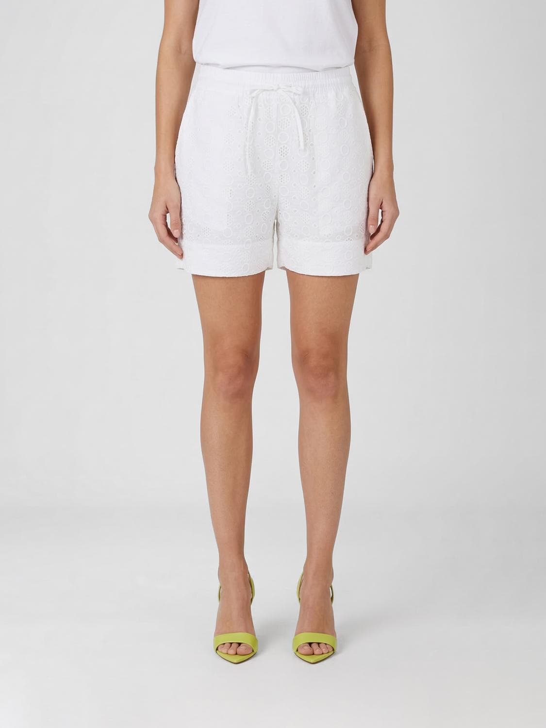 Pinko Sangallo Shorts with Drawstring · S