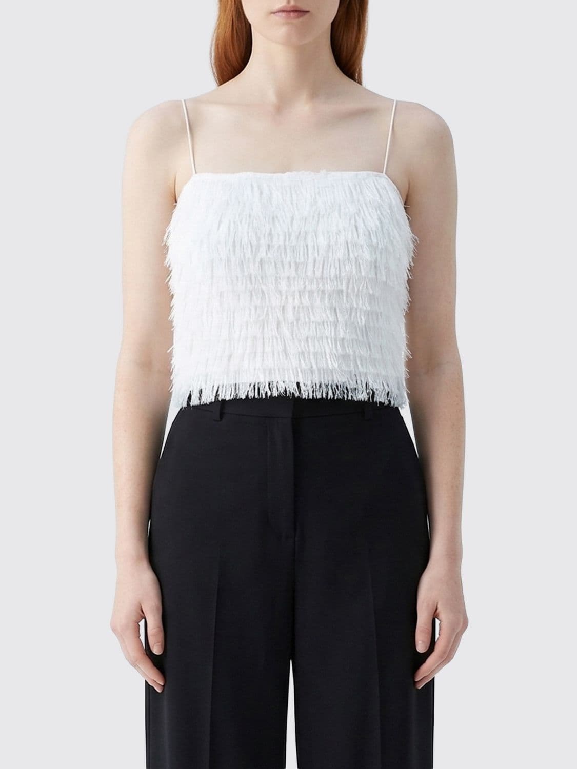 Twinset Top with Fringes