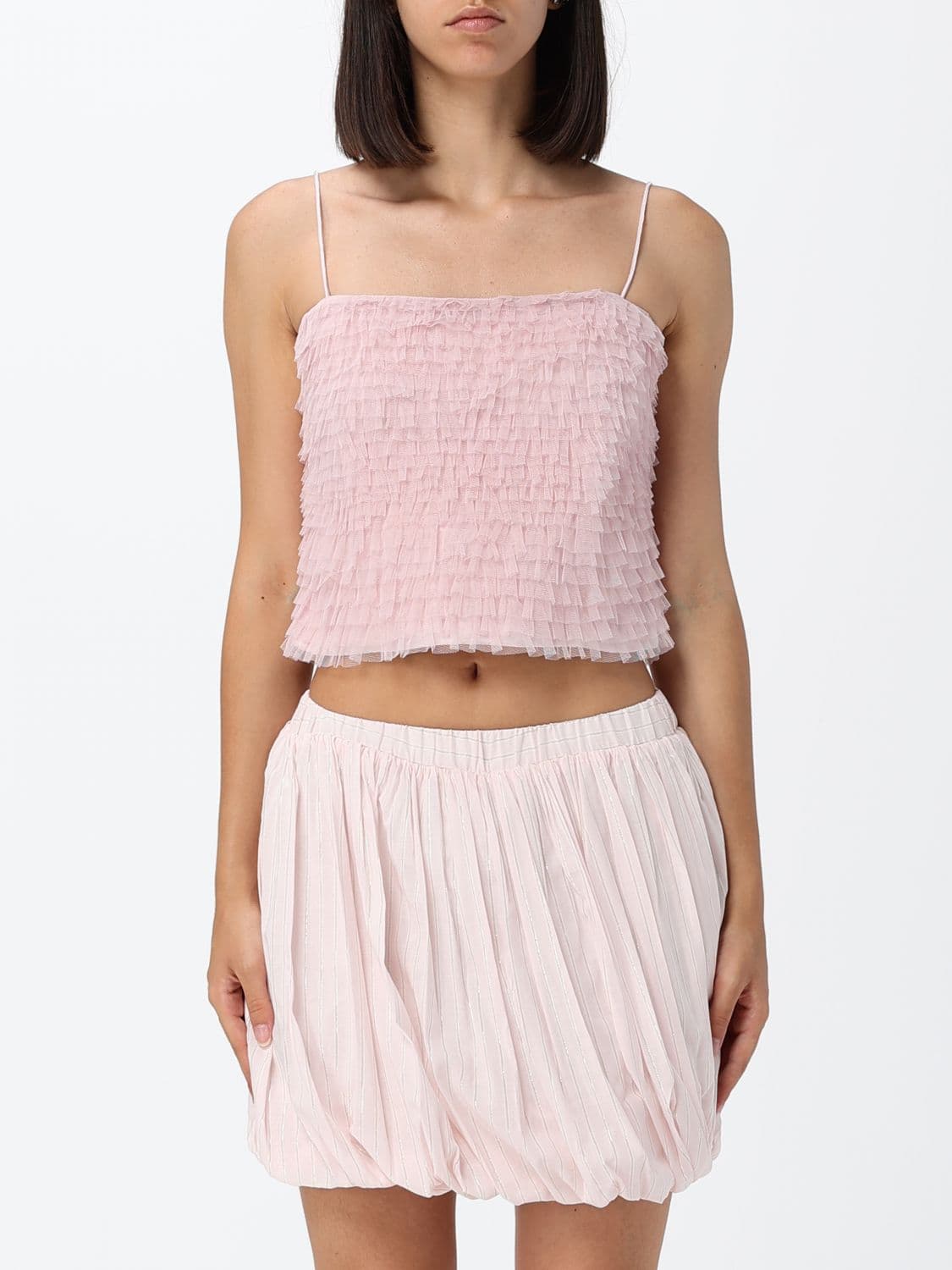 Twinset Top with Fringes