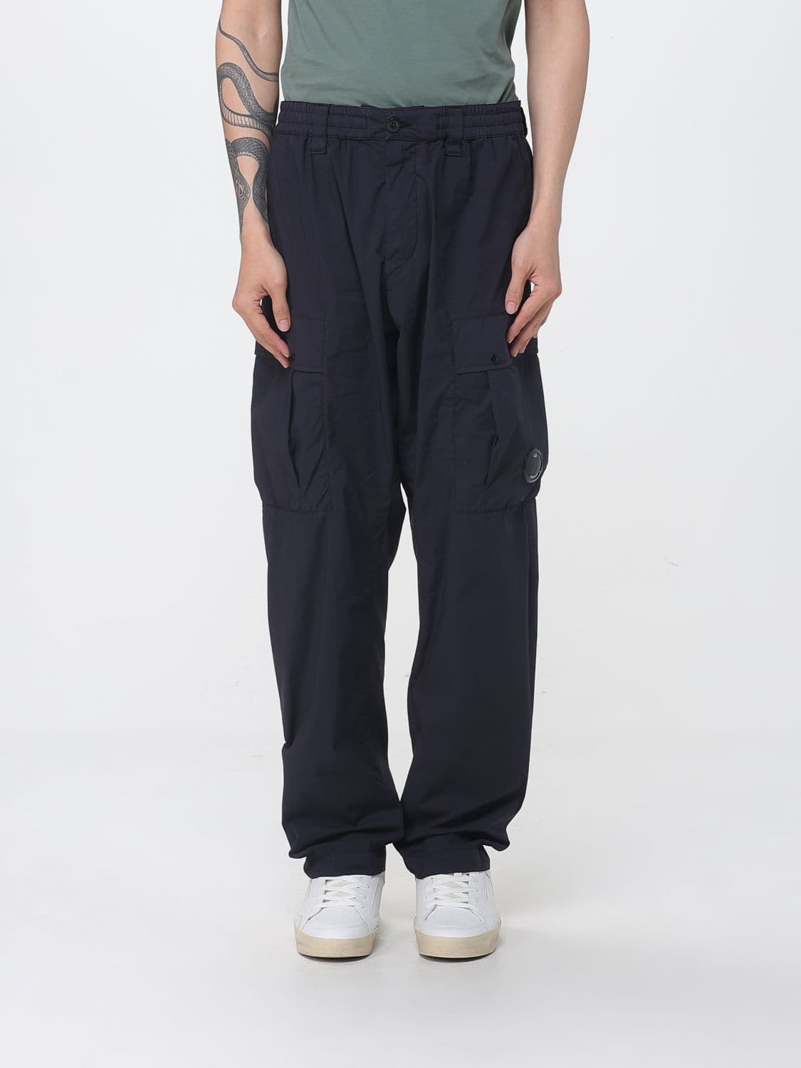 C.p. Company C. P. COMPANY Stretch Cotton Blend Cargo Trousers