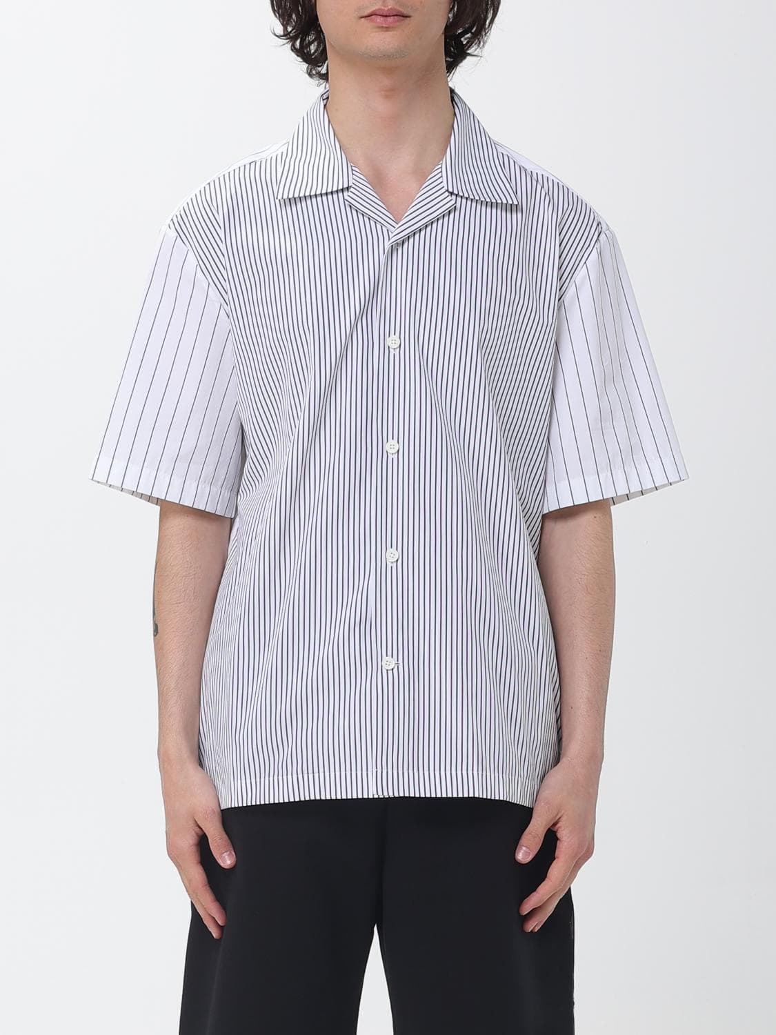 Jil Sander Striped Cotton Casual Shirt