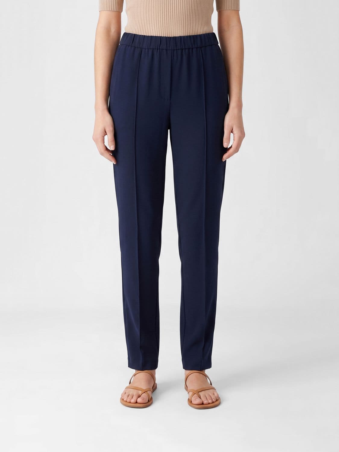 Fabiana Filippi Straight Viscose Blend Pants