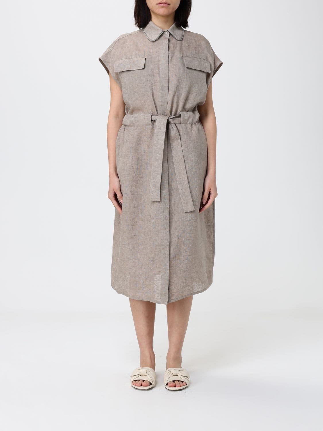 Fabiana Filippi Linen Shirtdress
