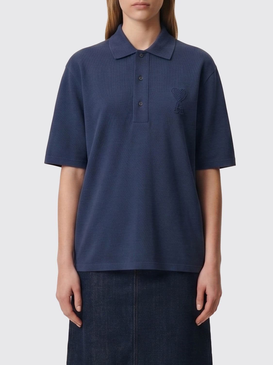 Ami Paris Cotton Polo Shirt