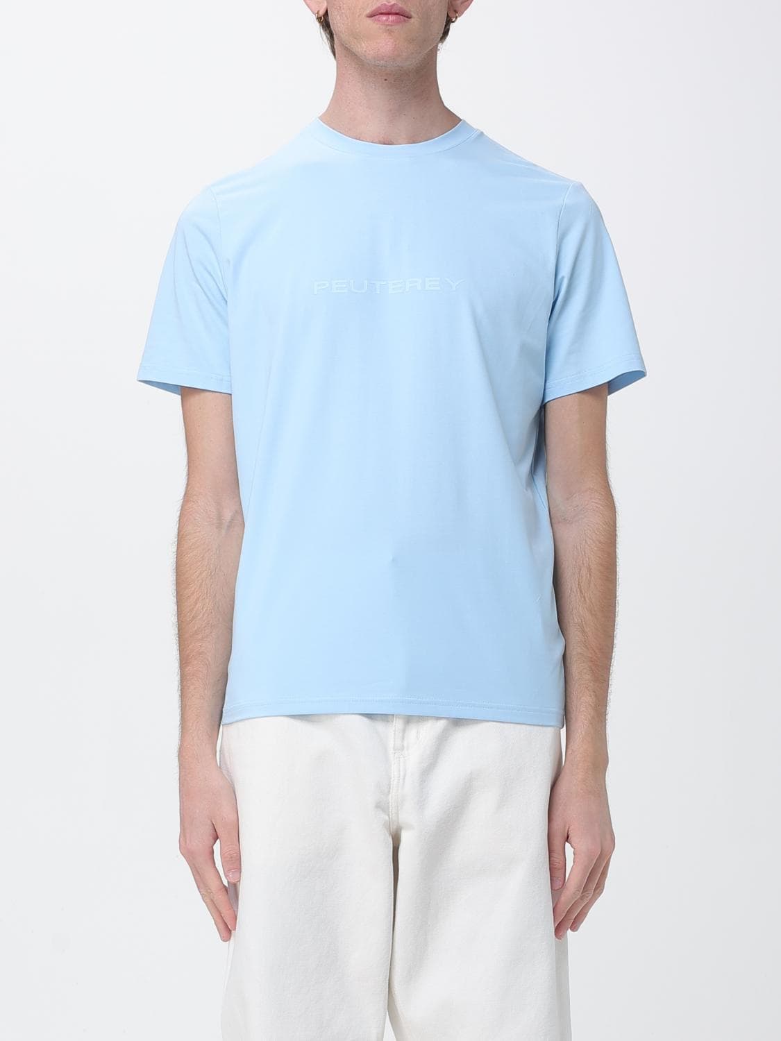 Peuterey Cotton Blend T-Shirt with Logo