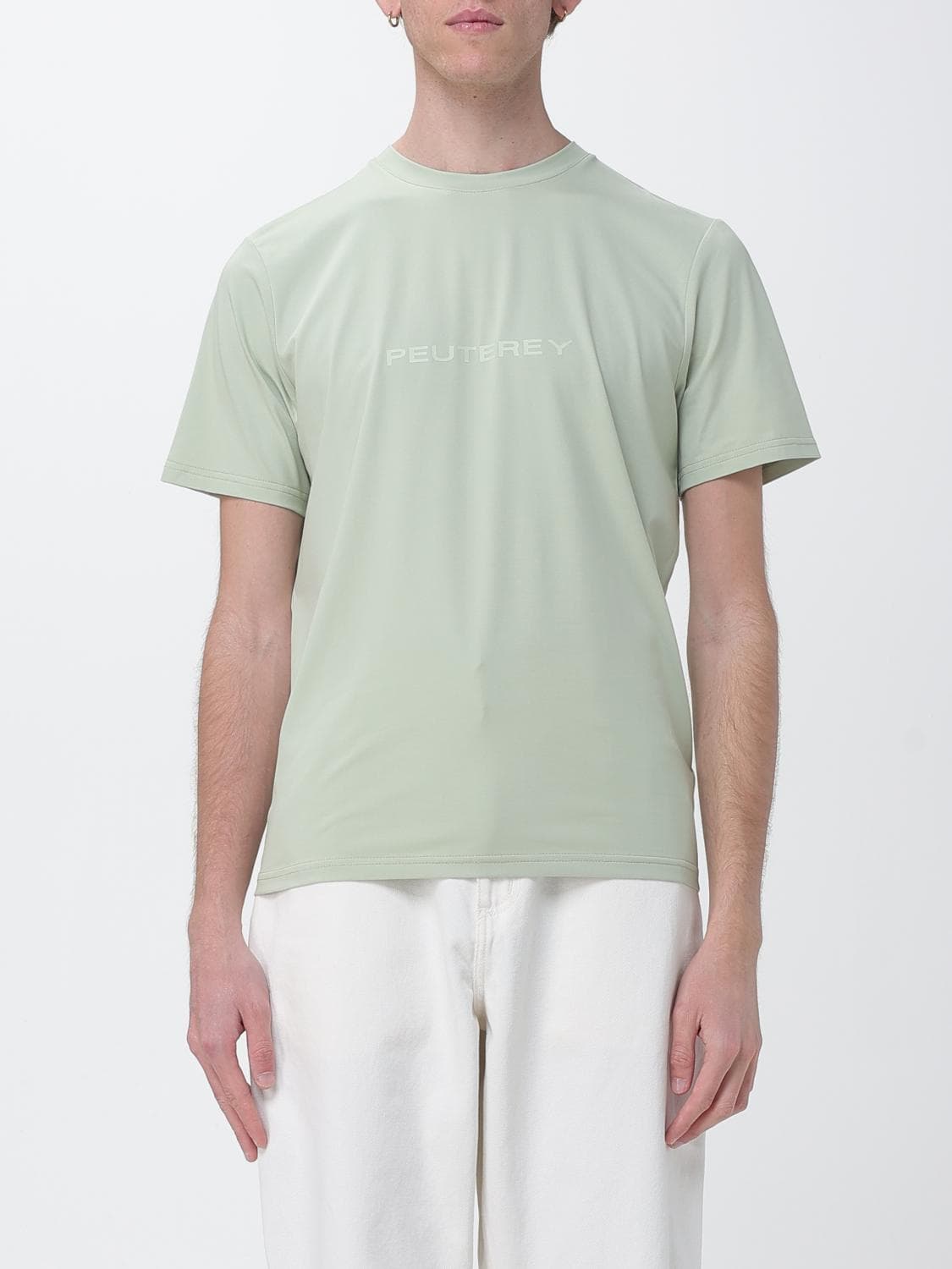 Peuterey Cotton Blend T-Shirt with Logo