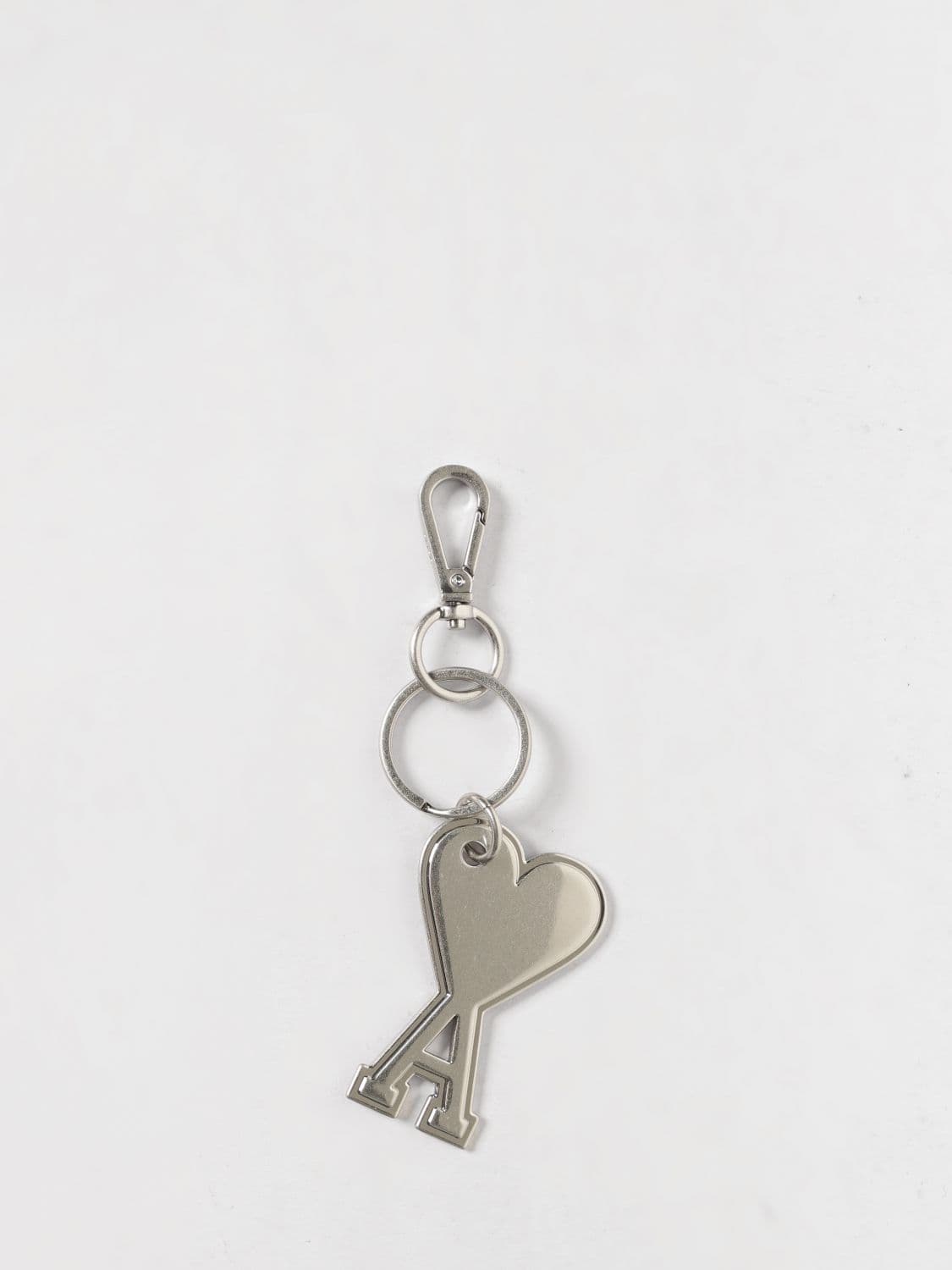 Ami Paris Metal Keychain with Logo · OS