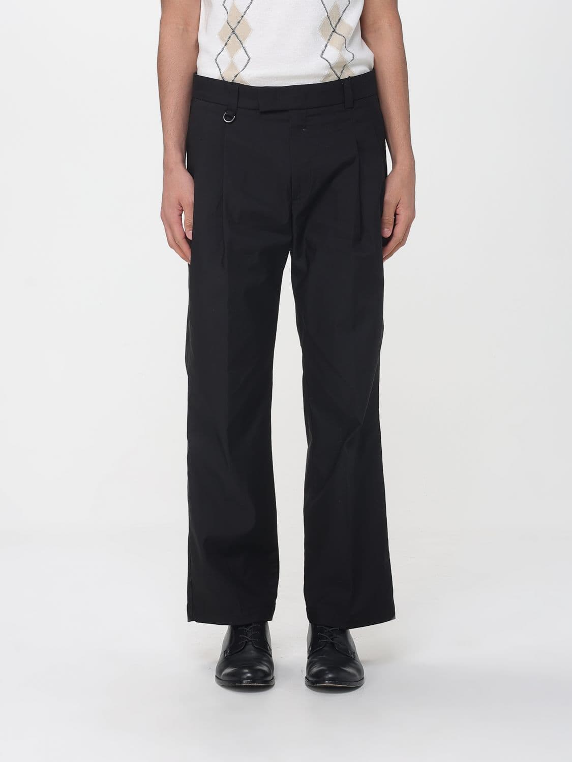 Paolo Pecora Stretch Cotton Blend Tailored Trousers