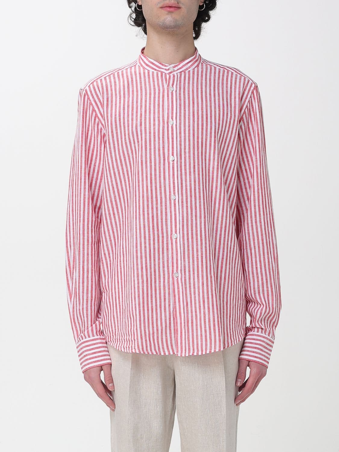 Manuel Ritz Linen and Cotton Casual Shirt