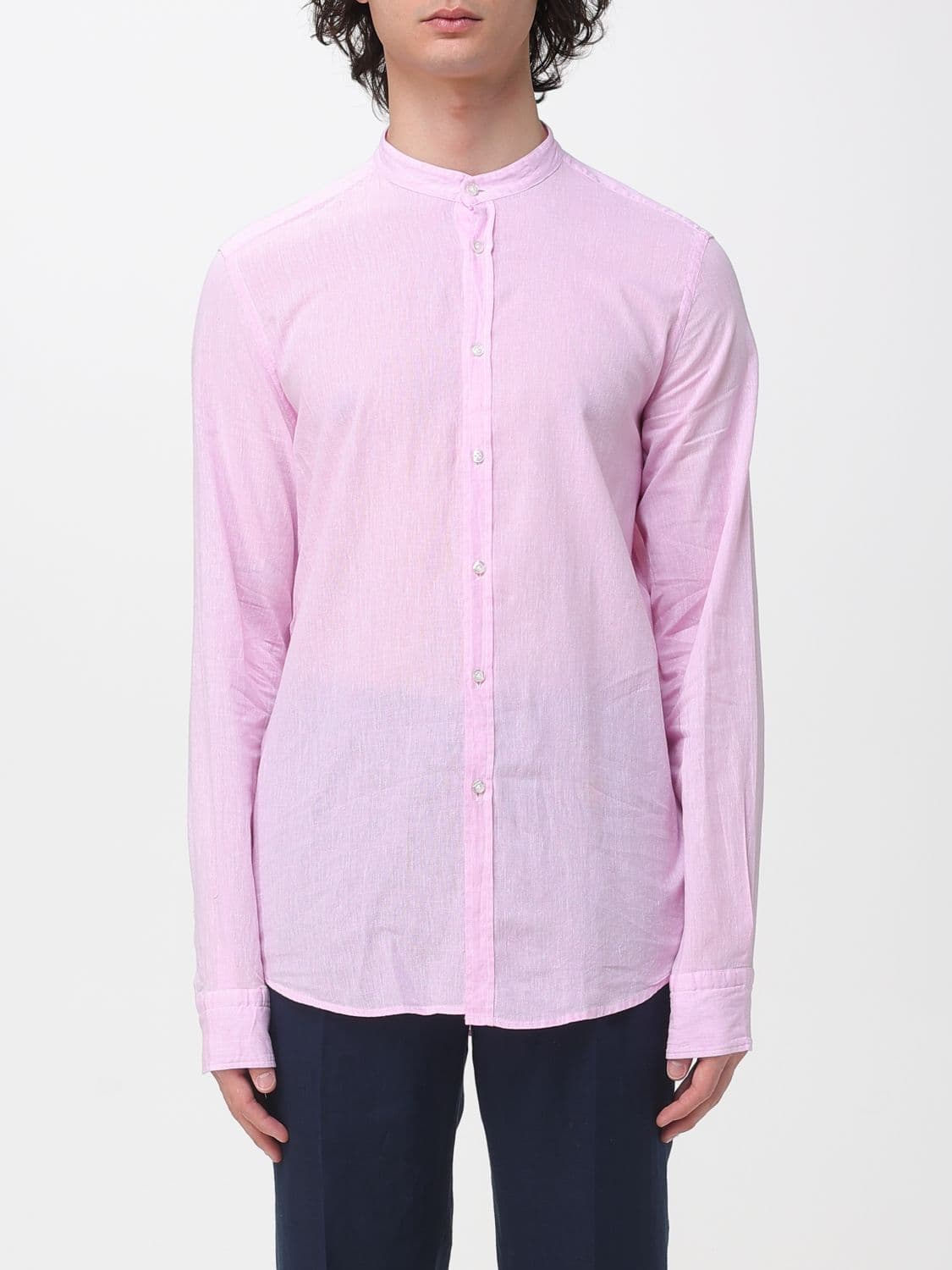 Manuel Ritz Linen and Cotton Casual Shirt