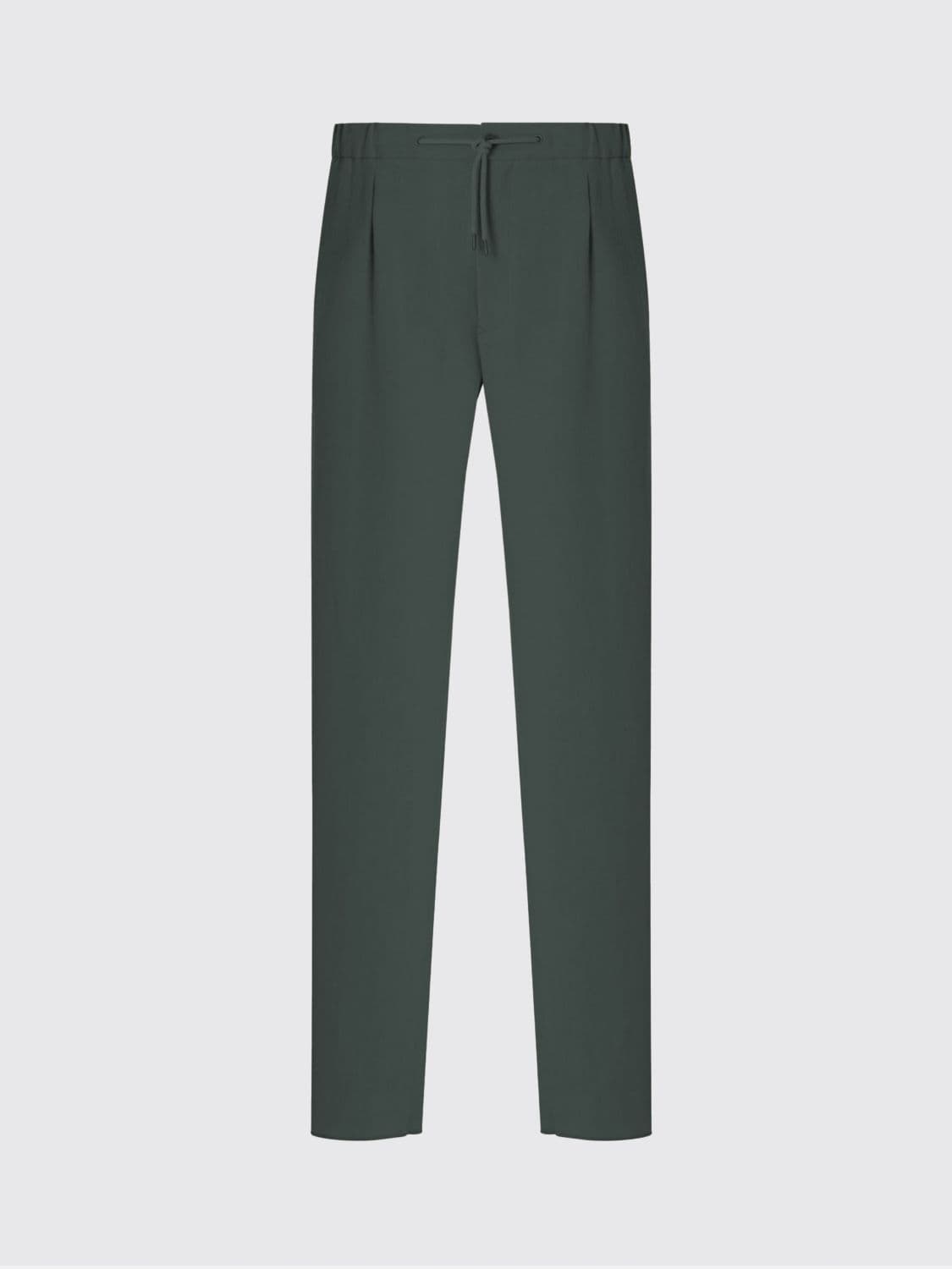 Giorgio Armani Linen Drawstring Trousers · 48