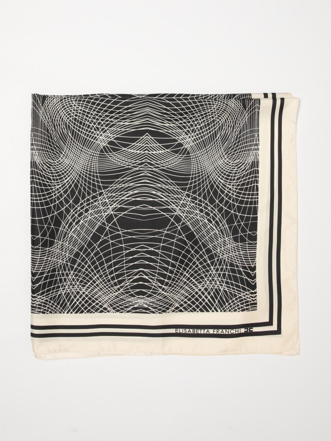 Elisabetta Franchi Printed Silk Scarf