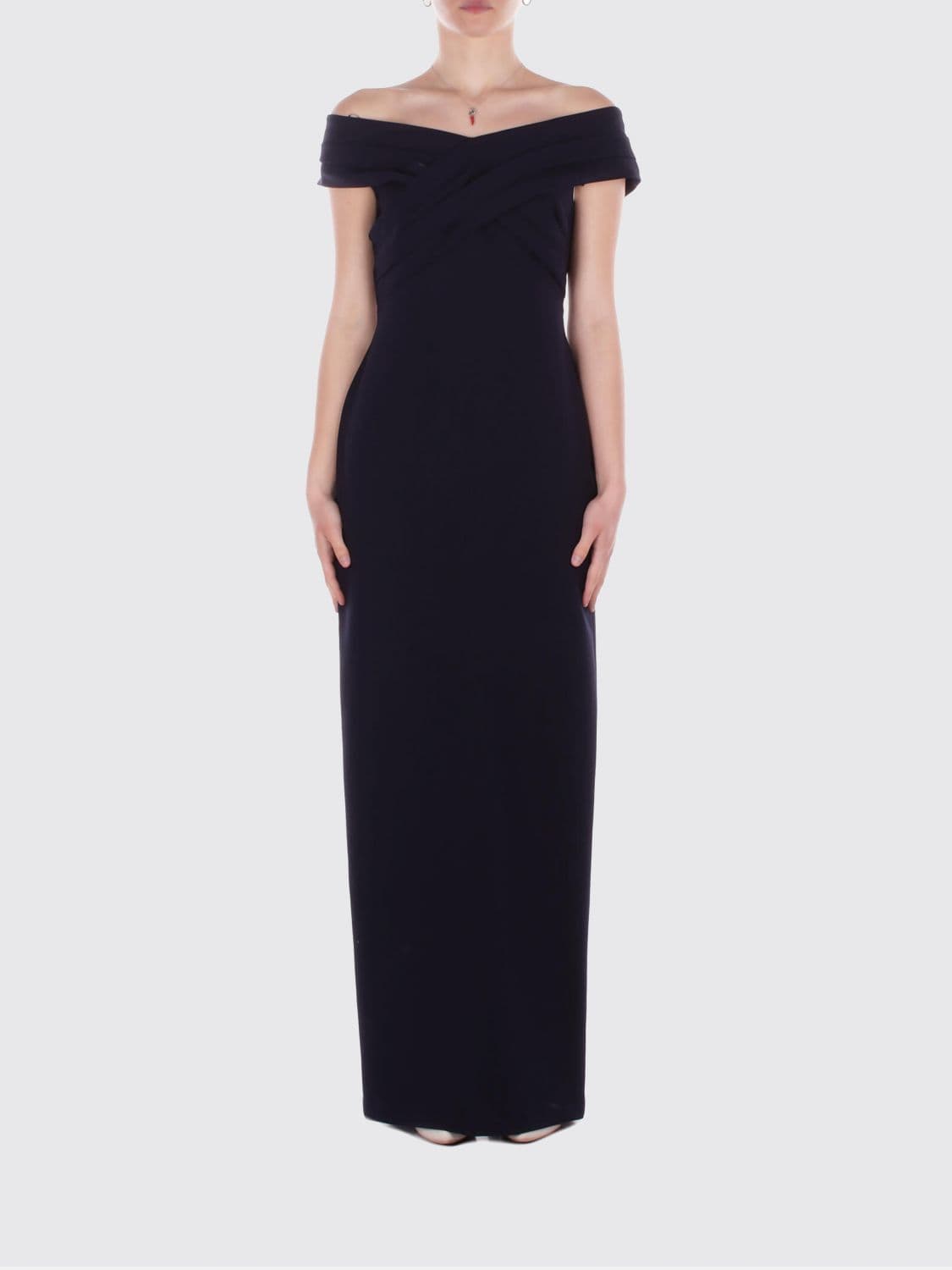 Lauren Ralph Lauren Long Crepe Dress · 44
